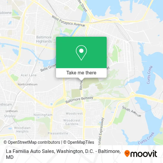 La Familia Auto Sales map
