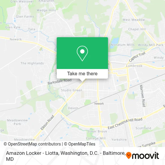 Amazon Locker - Liotta map