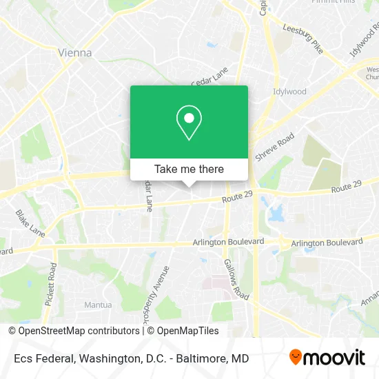 Ecs Federal map