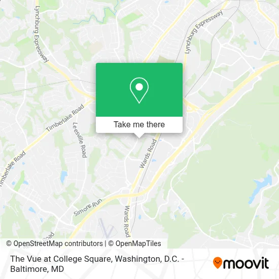 The Vue at College Square map