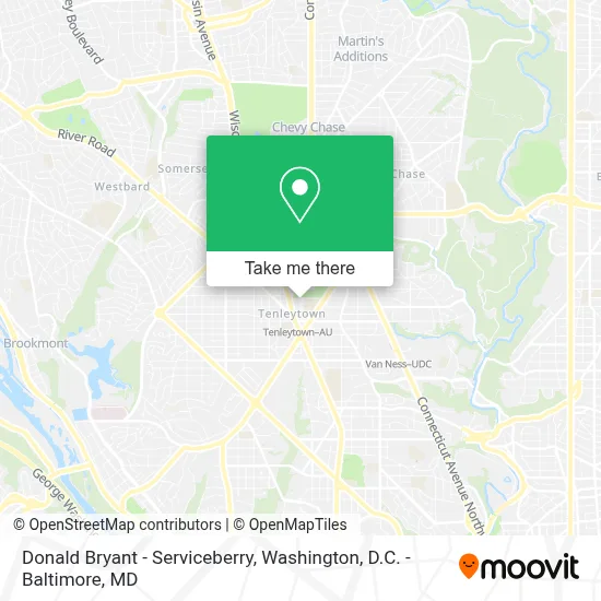 Donald Bryant - Serviceberry map