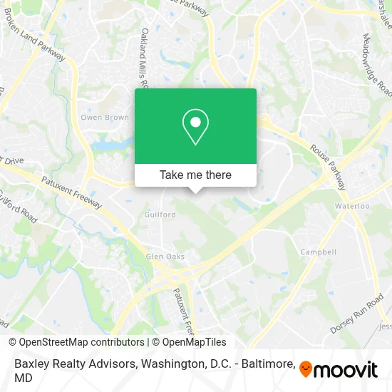 Baxley Realty Advisors map