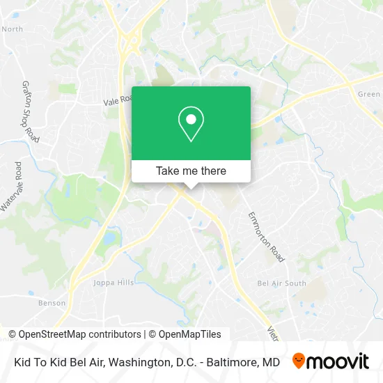 Kid To Kid Bel Air map