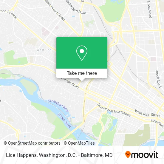 Lice Happens map