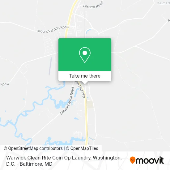 Warwick Clean Rite Coin Op Laundry map