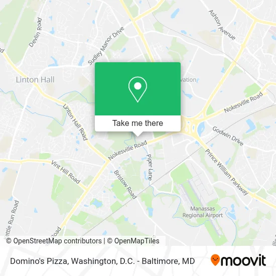 Domino's Pizza map