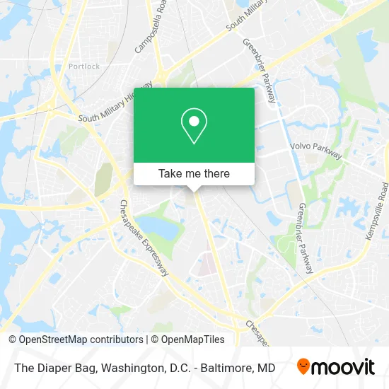 The Diaper Bag map