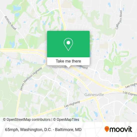 65mph map