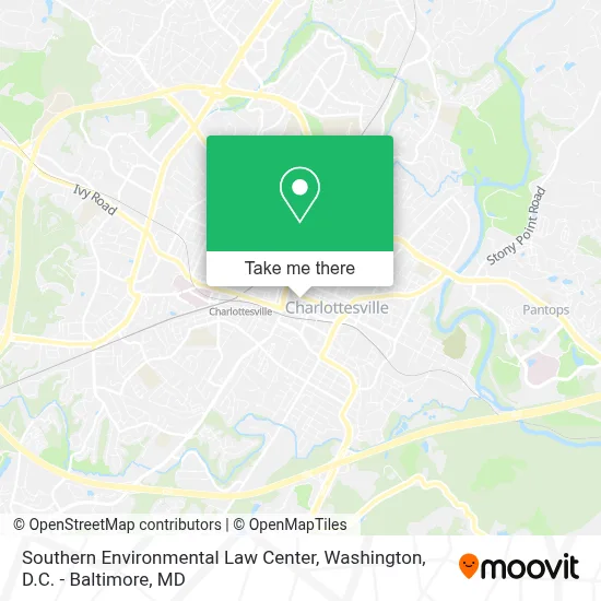 Southern Environmental Law Center map