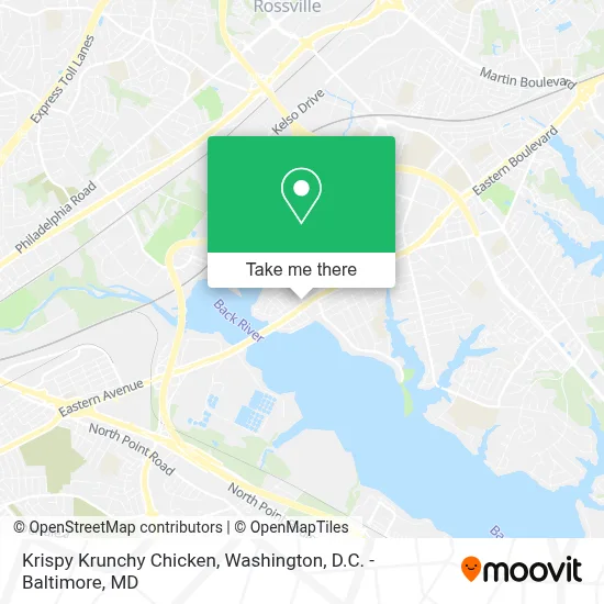 Krispy Krunchy Chicken map