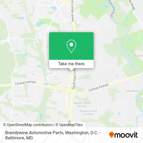 Brandywine Automotive Parts map