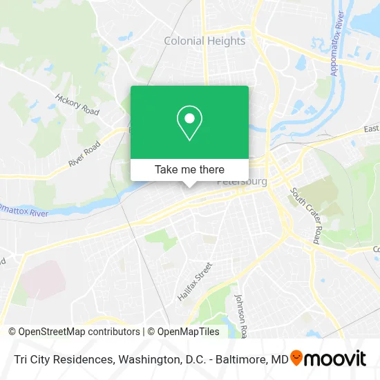 Tri City Residences map