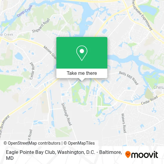 Eagle Pointe Bay Club map