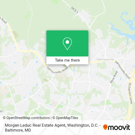 Morgan Leduc Real Estate Agent map