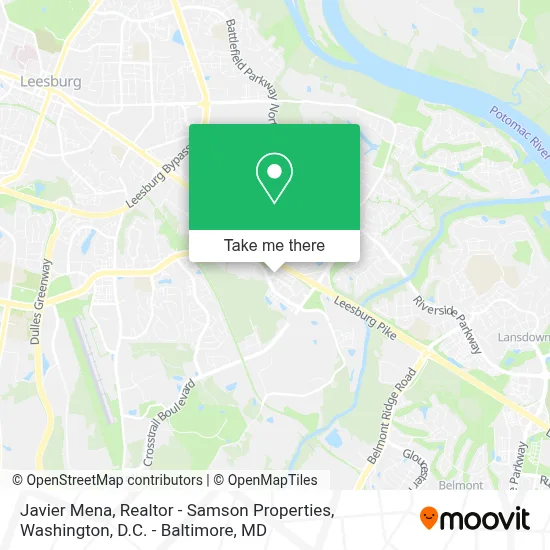 Javier Mena, Realtor - Samson Properties map