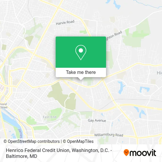 Henrico Federal Credit Union map
