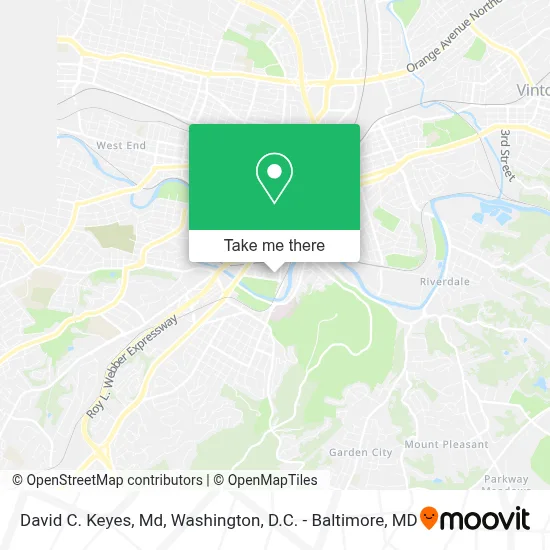 David C. Keyes, Md map