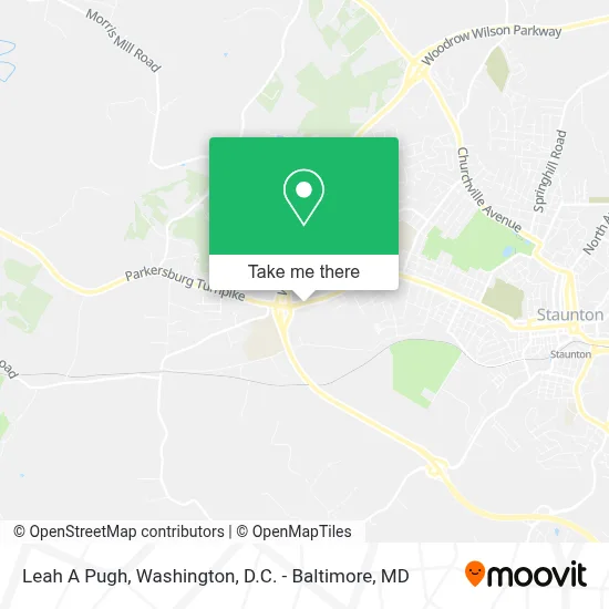 Leah A Pugh map