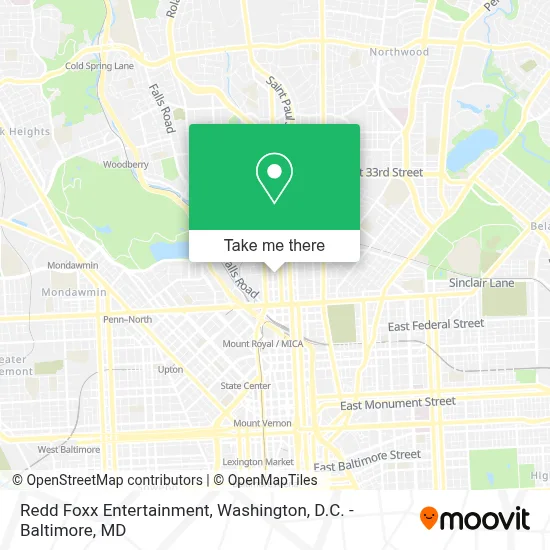 Redd Foxx Entertainment map
