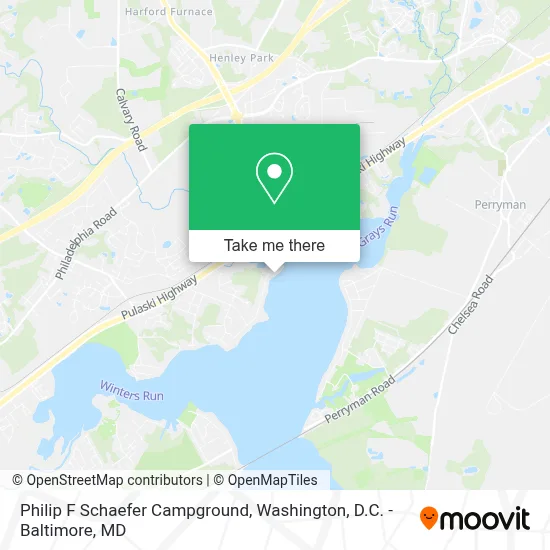 Philip F Schaefer Campground map