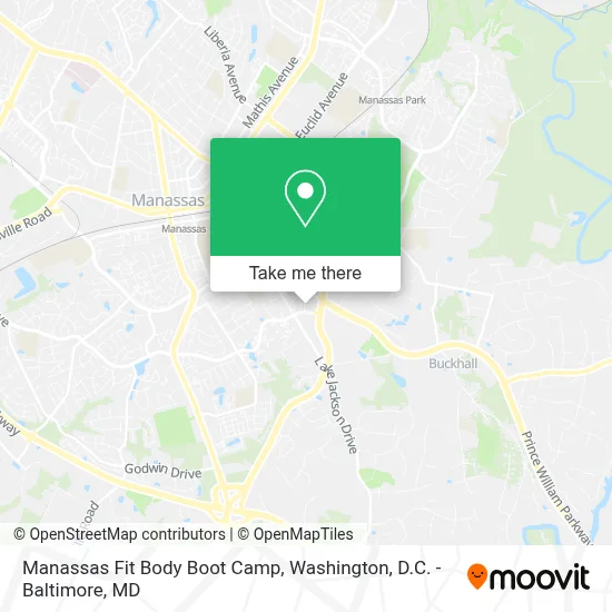 Manassas Fit Body Boot Camp map