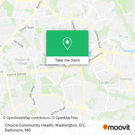 Choice Community Health map