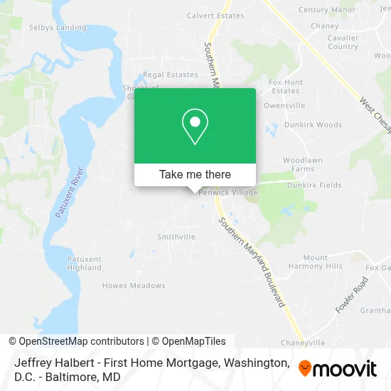 Jeffrey Halbert - First Home Mortgage map