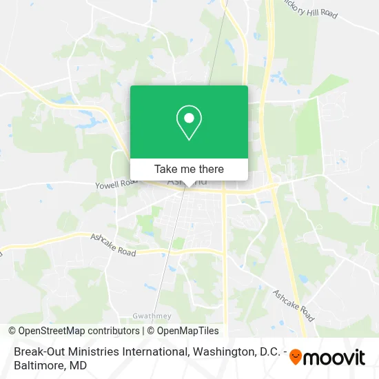 Break-Out Ministries International map