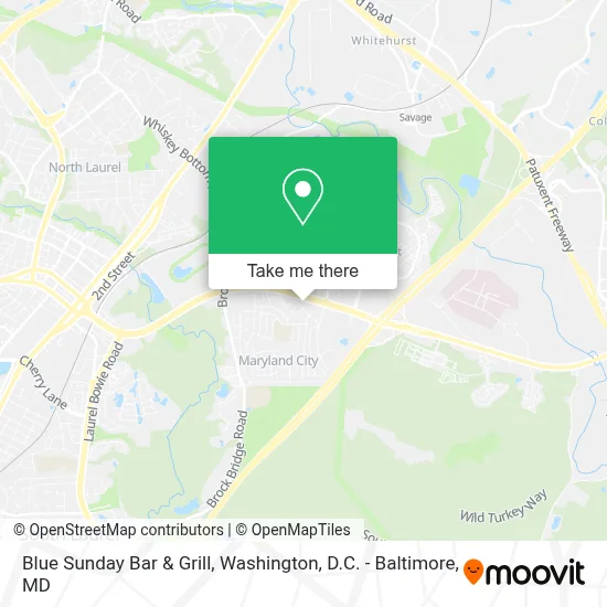 Blue Sunday Bar & Grill map