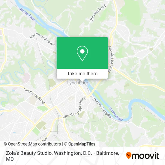 Zola's Beauty Studio map