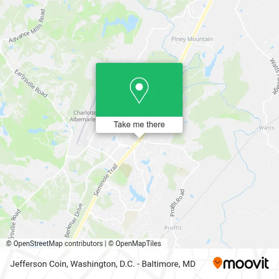 Jefferson Coin map
