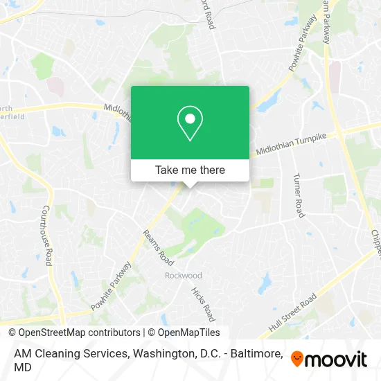 AM Cleaning Services map