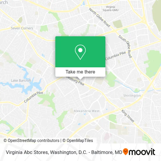 Virginia Abc Stores map