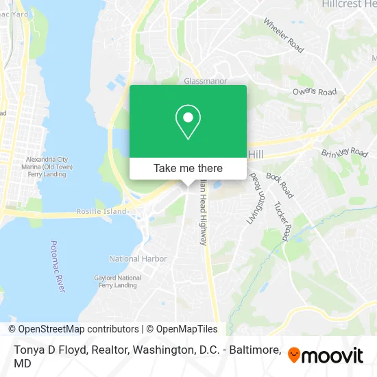 Tonya D Floyd, Realtor map