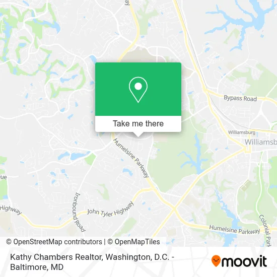 Kathy Chambers Realtor map