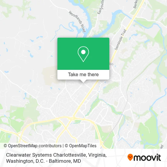 Clearwater Systems Charlottesville, Virginia map