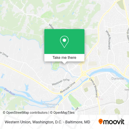 Western Union map