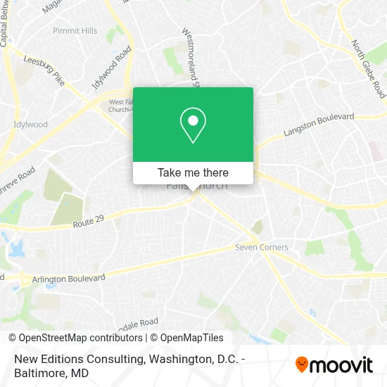 New Editions Consulting map