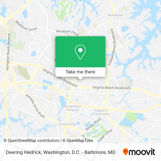 Deering Hedrick map