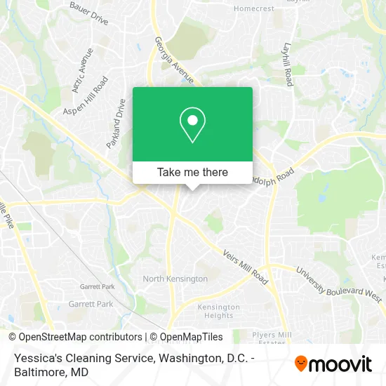 Yessica's Cleaning Service map