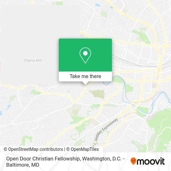 Open Door Christian Fellowship map