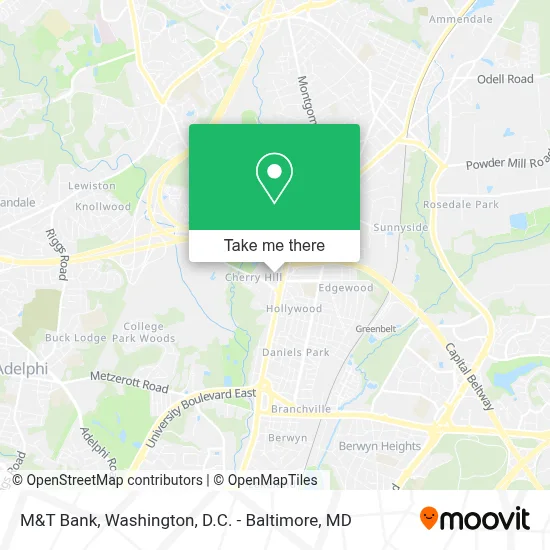 M&T Bank map