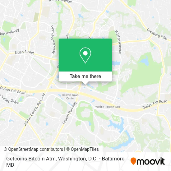 Getcoins Bitcoin Atm map
