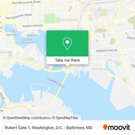 Rukert Gate 1 map