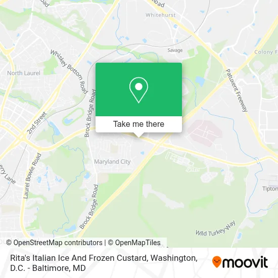 Rita's Italian Ice And Frozen Custard map