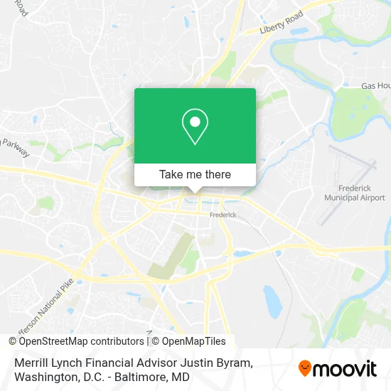Merrill Lynch Financial Advisor Justin Byram map