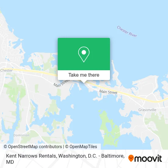 Kent Narrows Rentals map