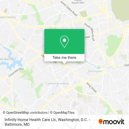 Infinity Home Health Care Llc map