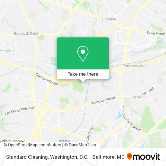 Standard Cleaning map
