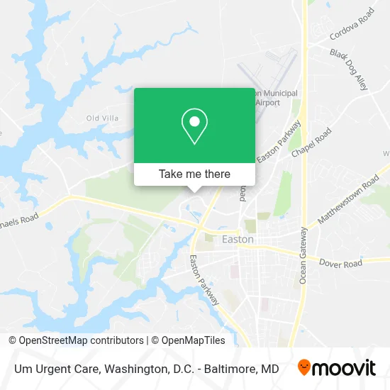 Um Urgent Care map